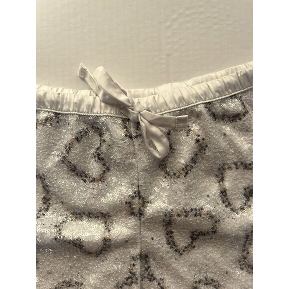 VICTORIAS SECRET COLLECTION Medium SEQUIN SLEEP SHORTS PAJAMAS‎ ADJUSTABLE WAIST - Picture 4 of 11